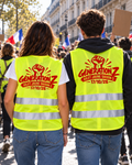 GILET JAUNE  + BLAZE ( 6 couleurs disponibles)