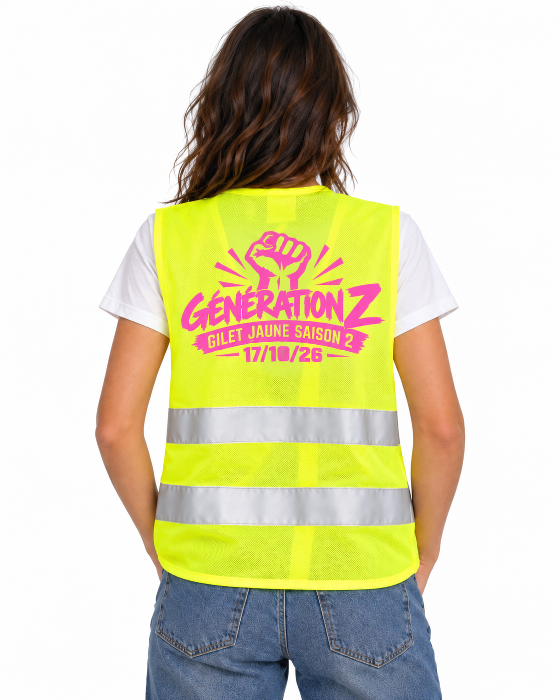 GILET JAUNE ( 6 couleurs disponible)