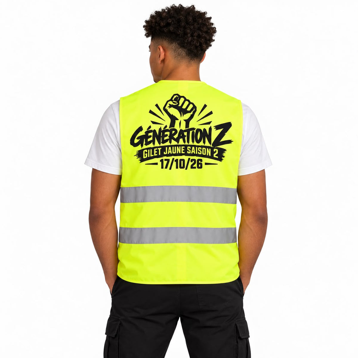 GILET JAUNE ( 6 couleurs disponible)